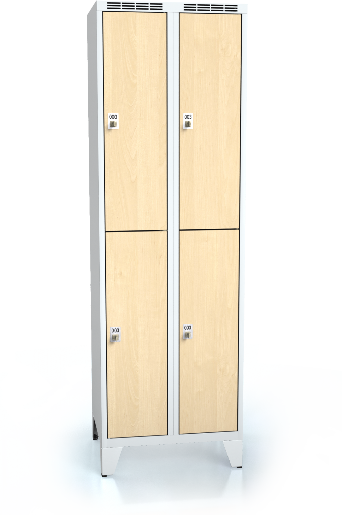 Geteilte Kleiderschränke ALDERA mit Füße 1920 x 600 x 500